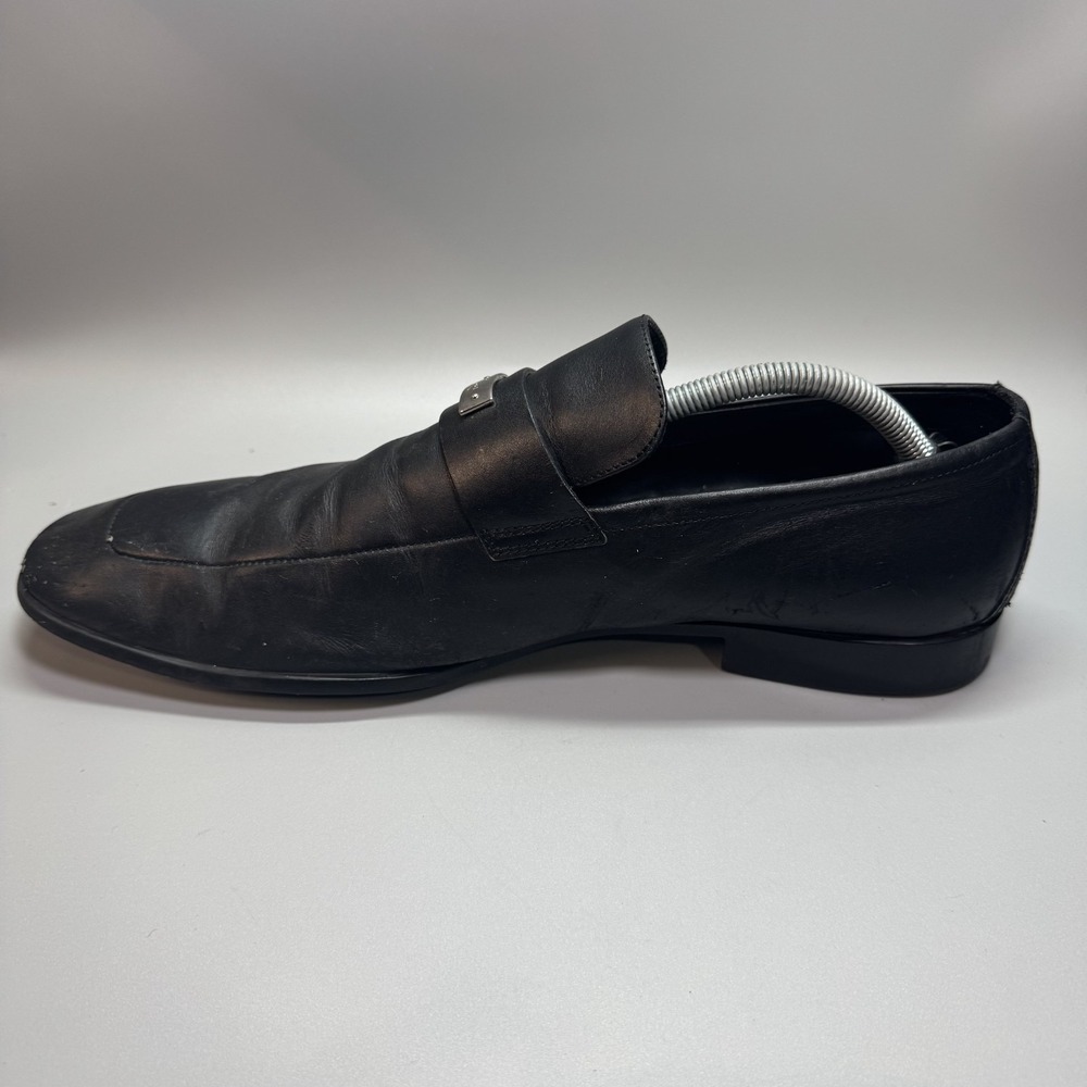 GUCCI Men's‎ Black Florence Leather dress shoes loafers Italy Size 11 -US - Picture 7 of 12